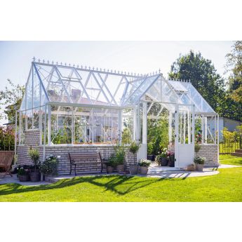 Gewächshaus Victoria 309 on Wall mit Kapelle groß