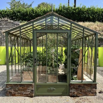 Gewächshaus Classique für Mauersockel