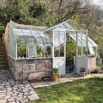 Gewächshaus Montesquieu für Mauersockel